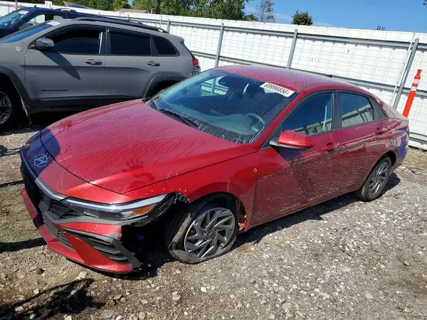 KMHLM4DJ5SU136207 — 2025 Hyundai Elantra, Передняя часть (Front End), фото до ремонта
