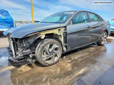 KMHLP4DG0SU903635 — 2025 Hyundai Elantra, Передняя часть, фото до ремонта