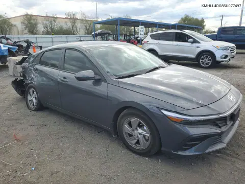 2025 Hyundai Elantra Se VIN KMHLL4DG8SU077497 фото 4