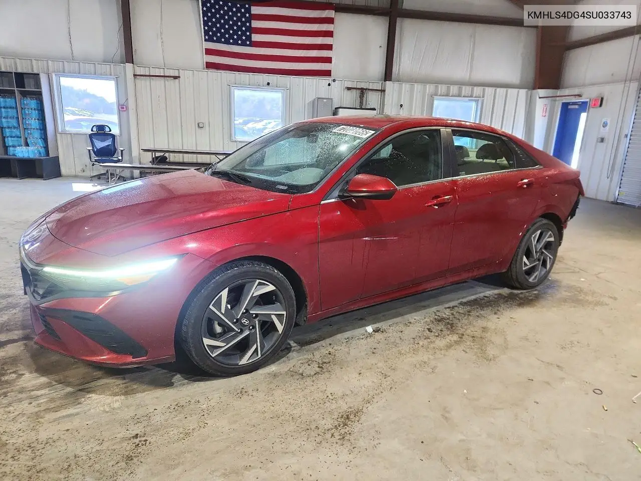 KMHLS4DG4SU033743 Hyundai Elantra 2025 — повреждение Сторона, фото до ремонта