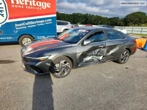 KMHLS4DG0SU017247 — 2025 Hyundai Elantra, Сторона, фото до ремонта