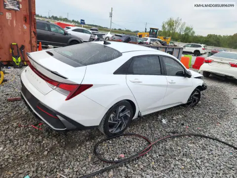 2025 Hyundai Elantra Sel Sport VIN KMHLM4DG8SU896099 фото 3