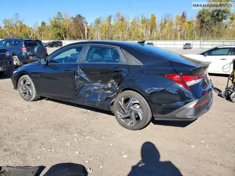 2025 Hyundai Elantra Sel Sport VIN KMHLM4DG9SU917171 фото 2