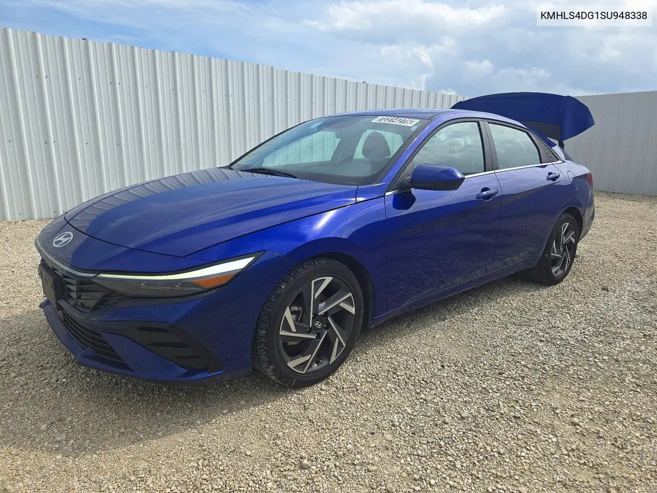 KMHLS4DG1SU948338 Hyundai Elantra 2025 — повреждение Задняя часть, фото до ремонта