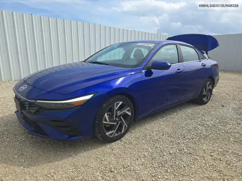 KMHLS4DG1SU948338 — 2025 Hyundai Elantra, Задняя часть, фото до ремонта