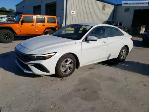 KMHLL4DG0SU002129 — 2025 Hyundai Elantra, Передняя часть, фото до ремонта
