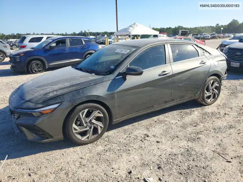 2025 Hyundai Elantra Sel VIN KMHLS4DG3SU000183 фото 1