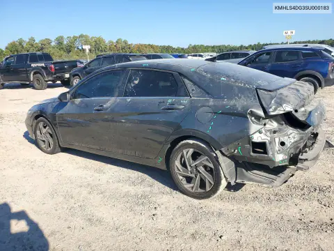 2025 Hyundai Elantra Sel VIN KMHLS4DG3SU000183 фото 2