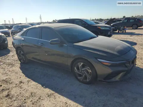 2025 Hyundai Elantra Sel VIN KMHLS4DG3SU000183 фото 4