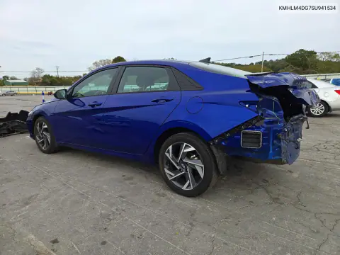 2025 Hyundai Elantra Sel Sport VIN KMHLM4DG7SU941534 фото 2
