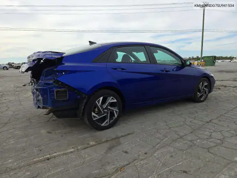 2025 Hyundai Elantra Sel Sport VIN KMHLM4DG7SU941534 фото 3