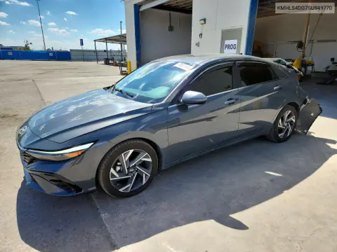 KMHLS4DG7SU949770 — 2025 Hyundai Elantra, Задняя часть, фото до ремонта