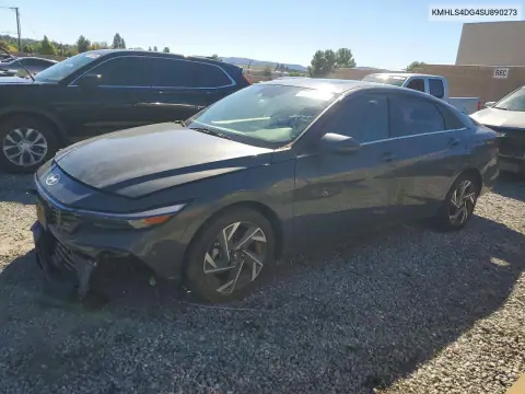 KMHLS4DG4SU890273 Hyundai Elantra 2025 — повреждение Передняя часть, фото до ремонта