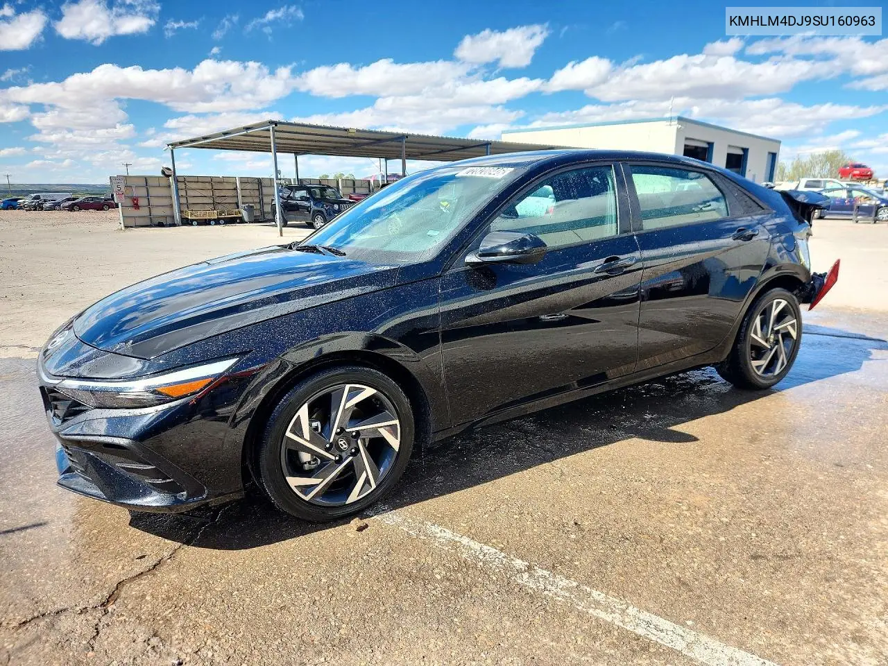 KMHLM4DJ9SU160963 Hyundai Elantra 2025 — повреждение Задняя часть, фото до ремонта