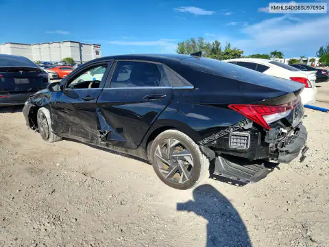 KMHLS4DG8SU970904 — 2025 Hyundai Elantra, фото 2 с аукциона Copart, Боковая часть