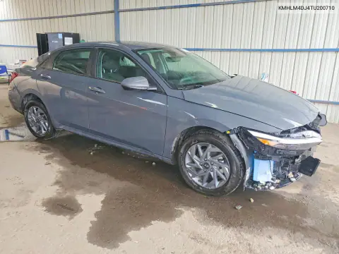 2026 Hyundai Elantra Hybrid Blue VIN KMHLM4DJ4TU200710 фото 4