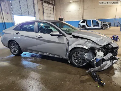 2026 Hyundai Elantra Hybrid Blue VIN KMHLM4DJ5TU189507 фото 4
