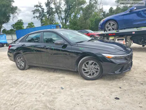 2026 Hyundai Elantra Hybrid Blue VIN KMHLM4DJ9TU209581 фото 4