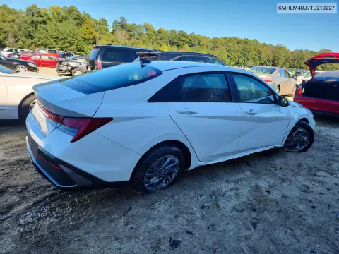 2026 Hyundai Elantra Hybrid Blue VIN KMHLM4DJ7TU210227 фото 3