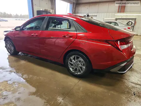 2026 Hyundai Elantra Hybrid Blue VIN KMHLM4DJ9TU192927 фото 2