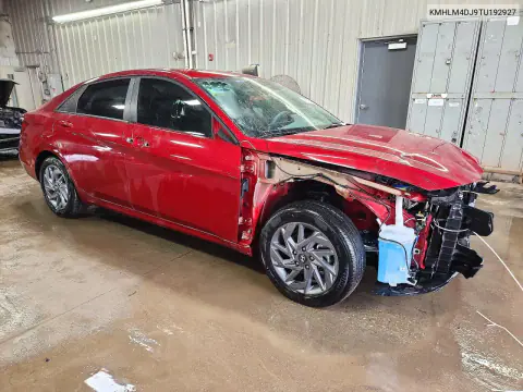 2026 Hyundai Elantra Hybrid Blue VIN KMHLM4DJ9TU192927 фото 4