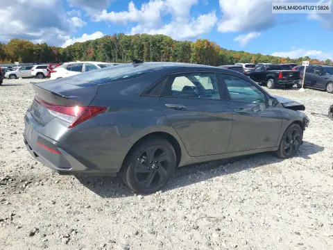2026 Hyundai Elantra Sel Sport VIN KMHLM4DG4TU215826 фото 3