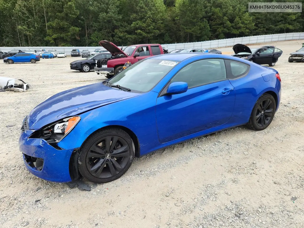 2011 Hyundai Genesis Coupe 2.0T VIN KMHHT6KD9BU045376 фото 1