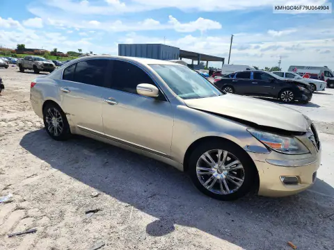 2009 Hyundai Genesis 4.6L VIN KMHGC46F79U064904 фото 4