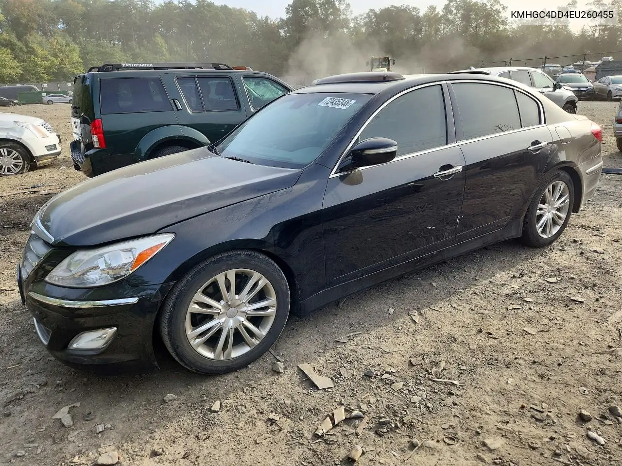 2014 Hyundai Genesis 3.8L VIN KMHGC4DD4EU260455 фото 1