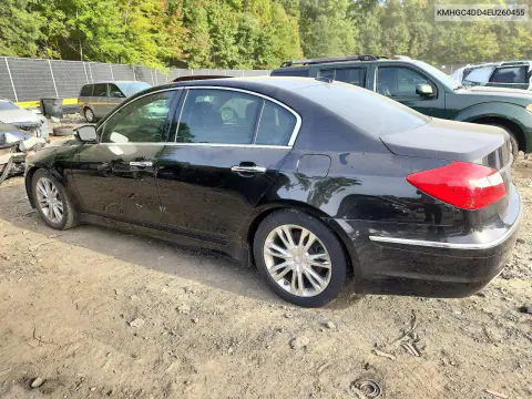 2014 Hyundai Genesis 3.8L VIN KMHGC4DD4EU260455 фото 2