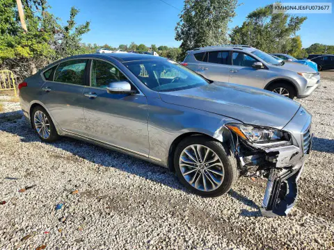 2015 Hyundai Genesis 3.8L VIN KMHGN4JE6FU073677 фото 4