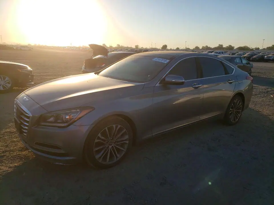 KMHGN4JE0FU031120 Hyundai Genesis 2015 — повреждение Передняя часть, фото до ремонта