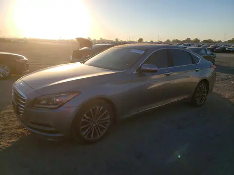 KMHGN4JE0FU031120 — 2015 Hyundai Genesis, Передняя часть (Front End), фото до ремонта