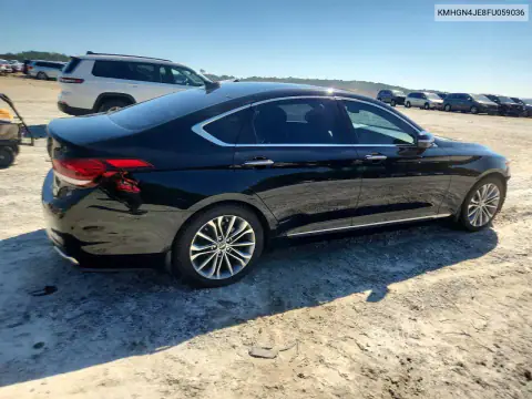 KMHGN4JE8FU059036 — 2015 Hyundai Genesis, фото 3 с аукциона Copart, Передняя часть