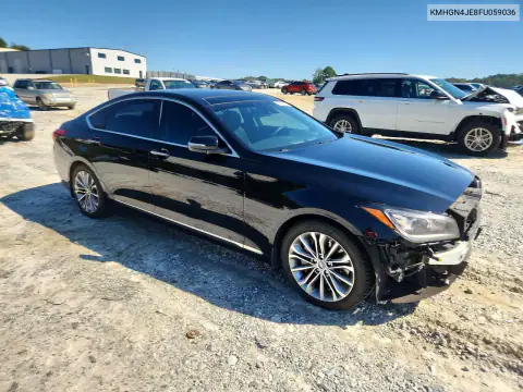 KMHGN4JE8FU059036 — 2015 Hyundai Genesis, фото 4 с аукциона Copart, Передняя часть