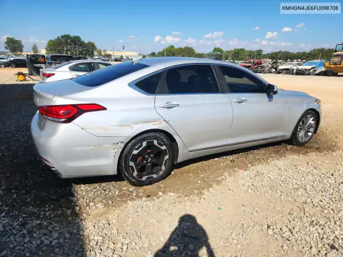 KMHGN4JE6FU098708 — 2015 Hyundai Genesis, фото 3 с аукциона Copart, Боковая часть