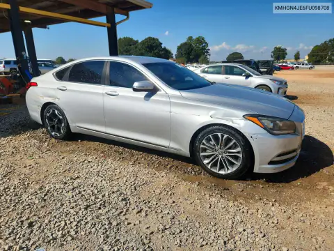 KMHGN4JE6FU098708 — 2015 Hyundai Genesis, фото 4 с аукциона Copart, Боковая часть