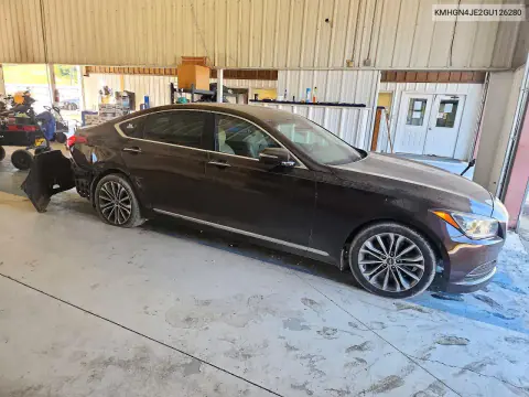 2016 Hyundai Genesis 3.8L VIN KMHGN4JE2GU126280 фото 4