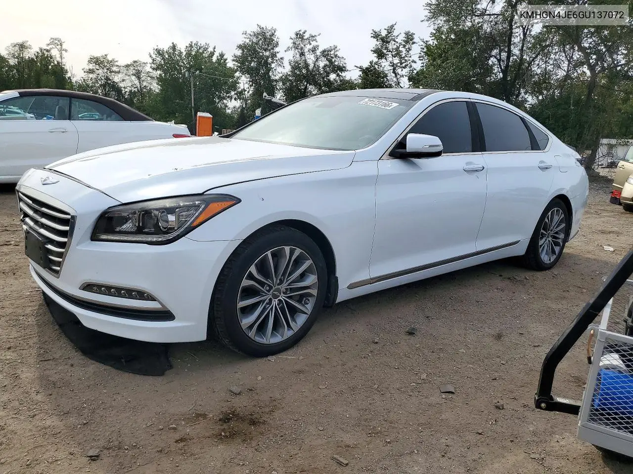 2016 Hyundai Genesis 3.8L VIN KMHGN4JE6GU137072 фото 1