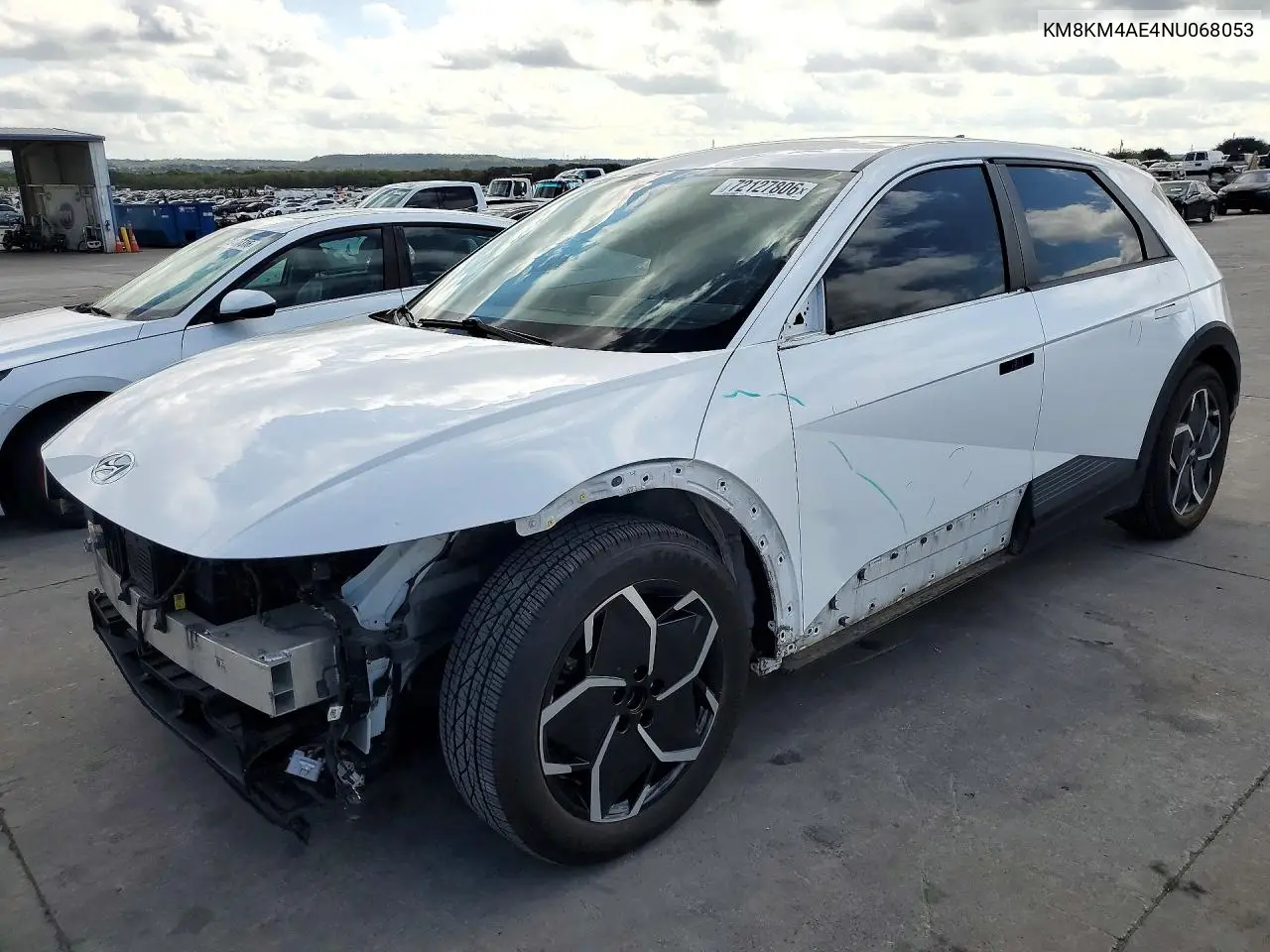 KM8KM4AE4NU068053 Hyundai Ioniq 5 2022 — повреждение Передняя часть, фото до ремонта