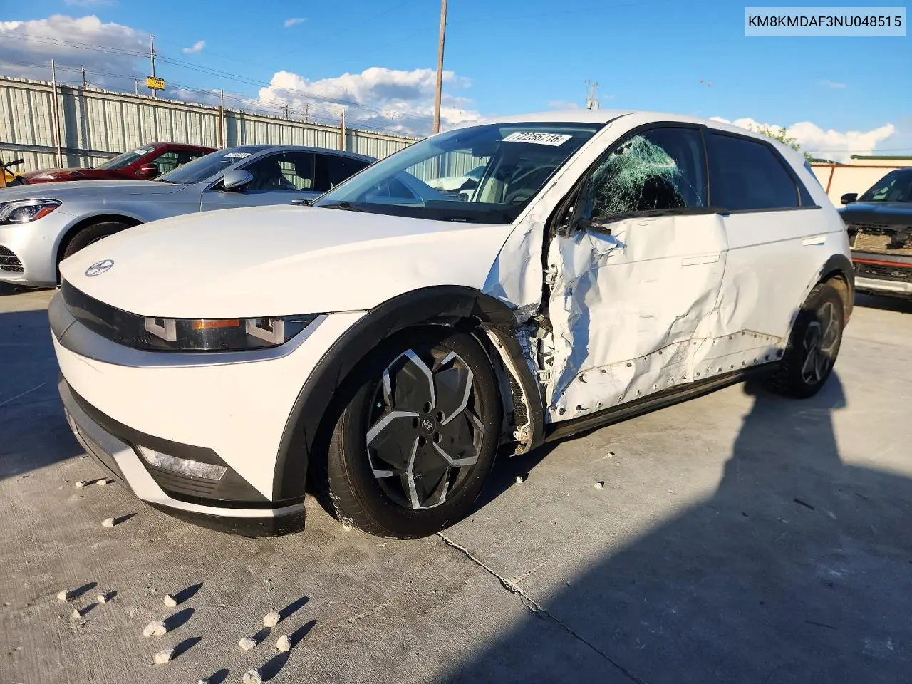 KM8KMDAF3NU048515 Hyundai Ioniq 5 2022 — повреждение Сторона, фото до ремонта