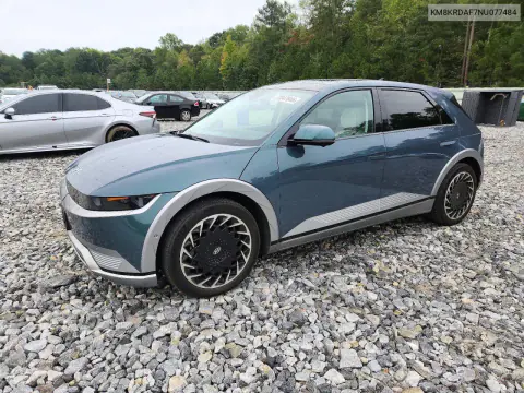 KM8KRDAF7NU077484 — 2022 Hyundai Ioniq 5, Сторона, фото до ремонта