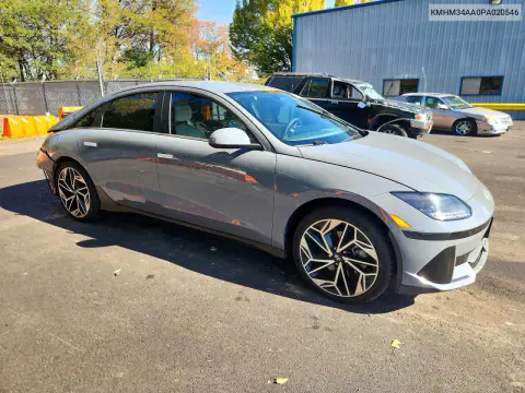 KMHM34AA0PA020546 — 2023 Hyundai Ioniq 6, фото 4 с аукциона Copart, Задняя часть