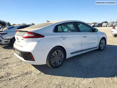 KMHC05LC7HU026949 — 2017 Hyundai Ioniq, фото 3 с аукциона Copart, Механические повреждения