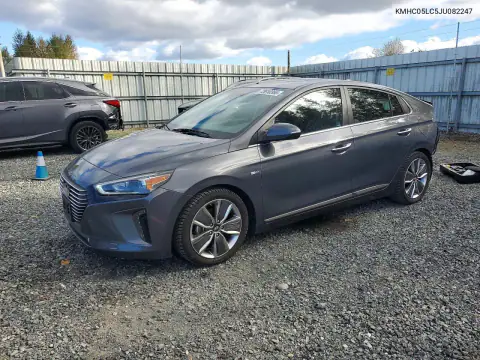 KMHC05LC5JU082247 — 2018 Hyundai Ioniq, Задняя часть, фото до ремонта