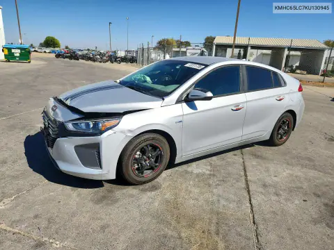 KMHC65LC7KU130945 — 2019 Hyundai Ioniq, Передняя часть, фото до ремонта