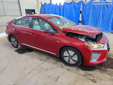 2020 Hyundai Ioniq VIN KMHC75LC3LU242592 фото 4
