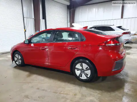 KMHC65LC8MU261613 — 2021 Hyundai Ioniq, фото 2 с аукциона Copart, Подтопление