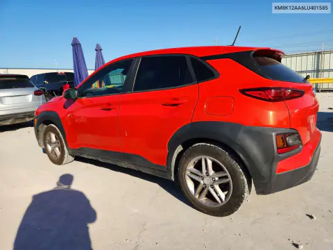 2020 Hyundai Kona Se VIN KM8K12AA6LU401585 фото 2