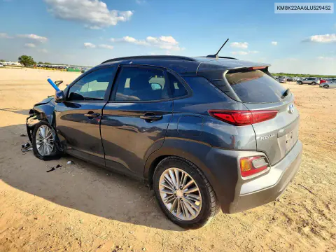 2020 Hyundai Kona Sel VIN KM8K22AA6LU529452 фото 2